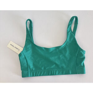Outdoor Voices Beam Bra Teal‎ Bondi yoga Pilates athleisure green size small NWT